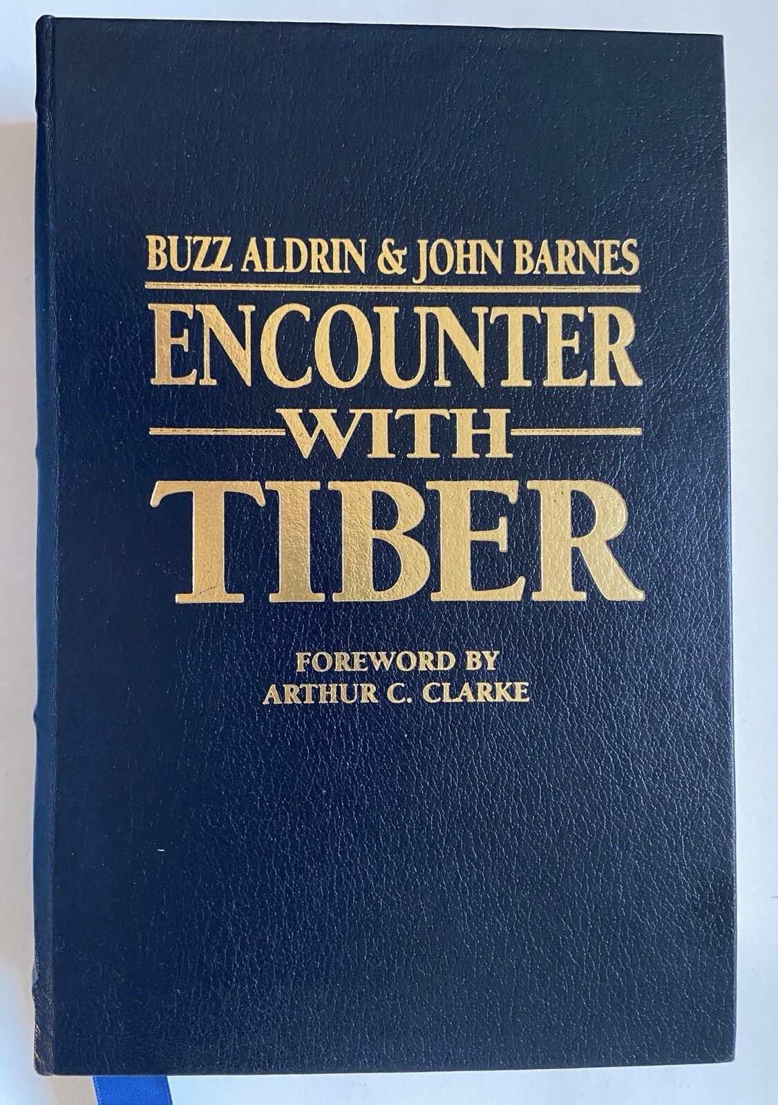 Buzz Aldrin Signed NASA Tiber Apollo Book Signature Signature Autograph