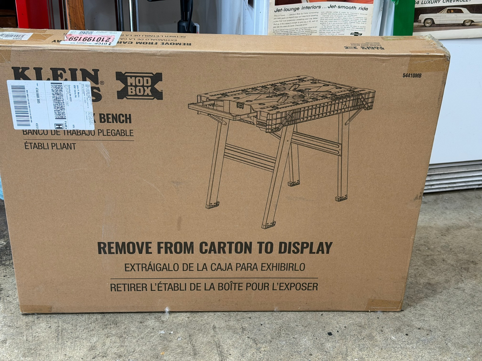 Klein Tools 54410MB MODbox Folding Work Bench