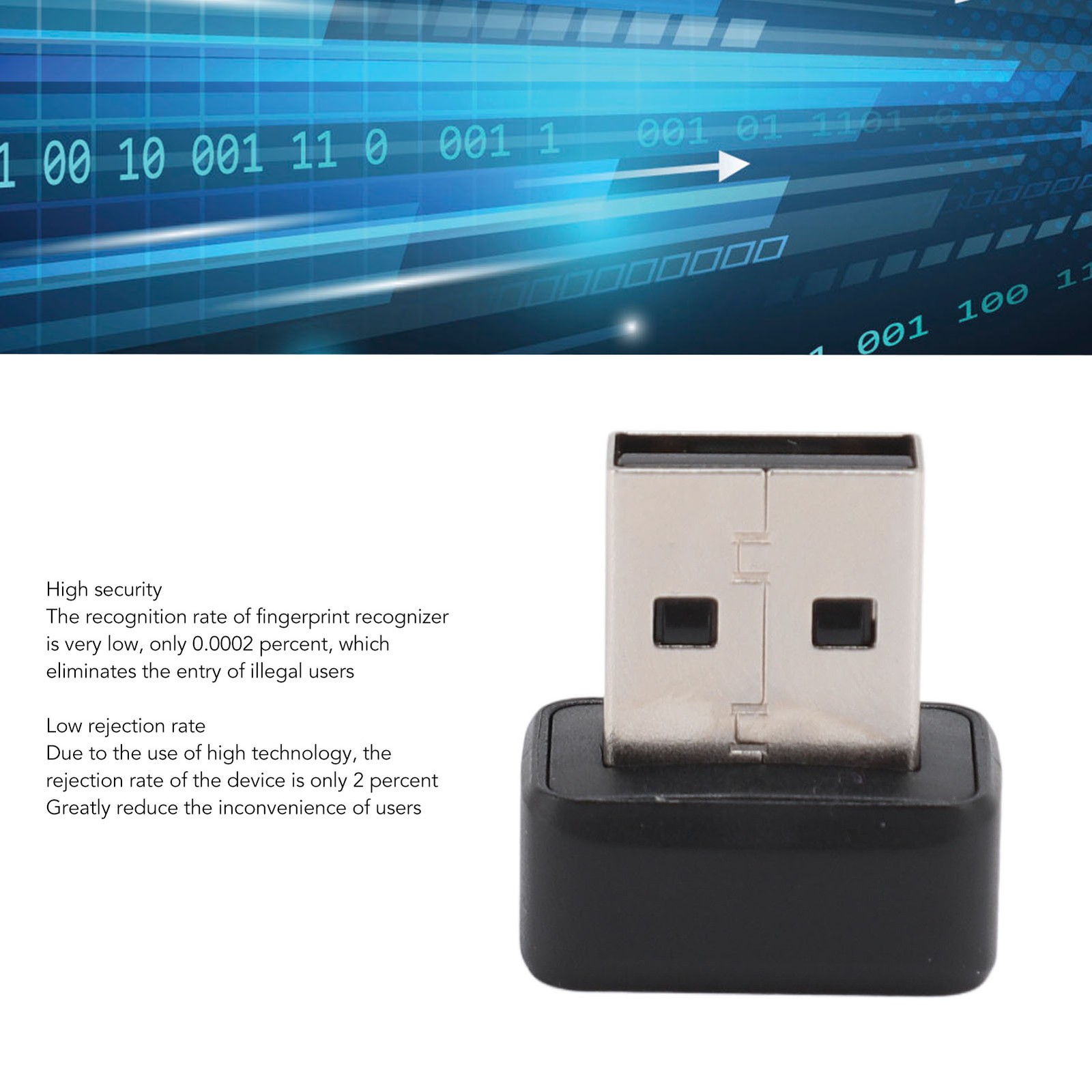 Mini USB Fingerprint Reader Professional 360 Degree Touch Fast Recognition BEA