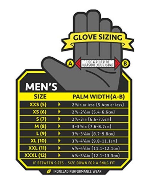 General Utility Work Gloves GUG, All-Purpose, Performance Fit, Durable, Large