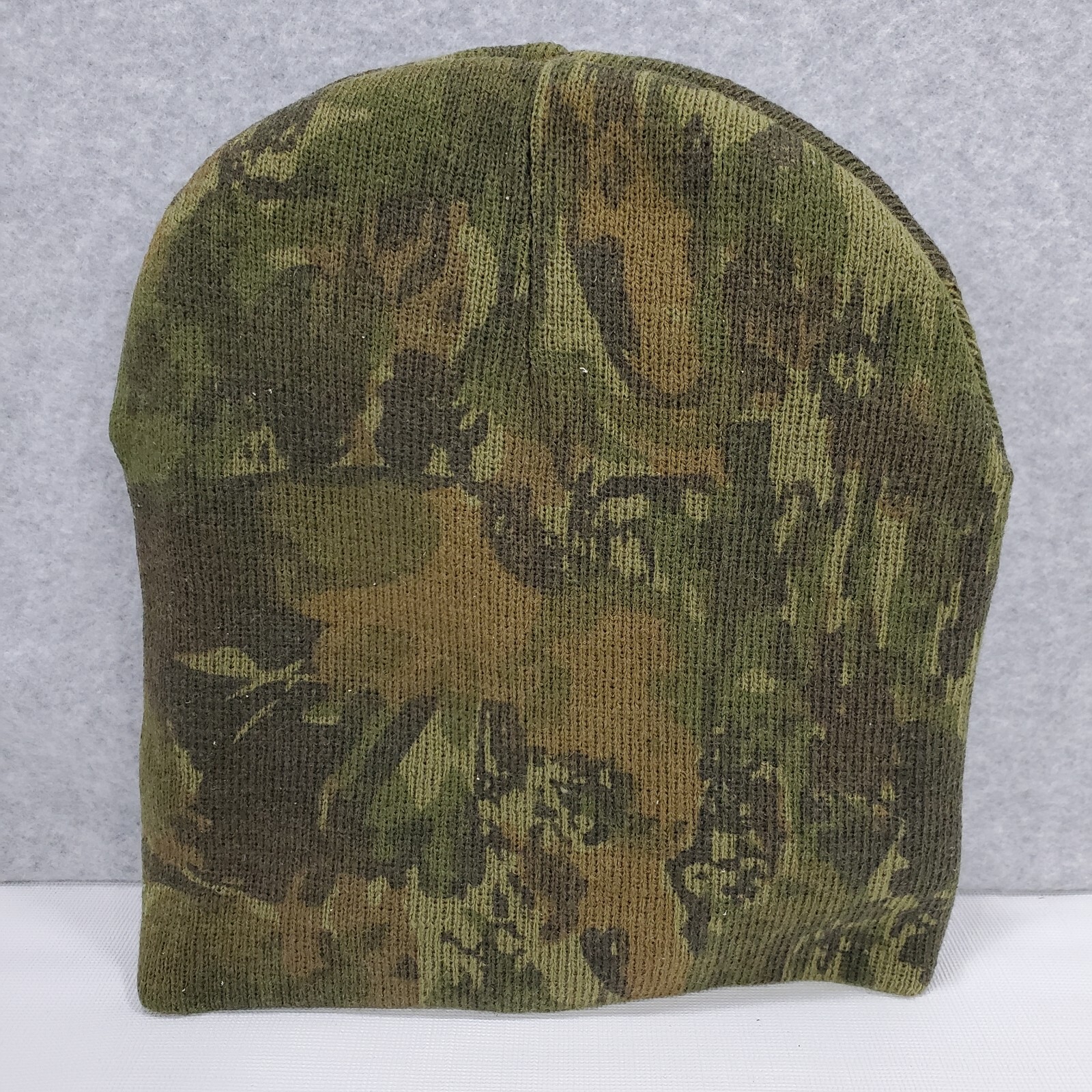 Shell Rotella Unisex Camoflouge Blaze Orange Reversable Acrylic Stocking Cap