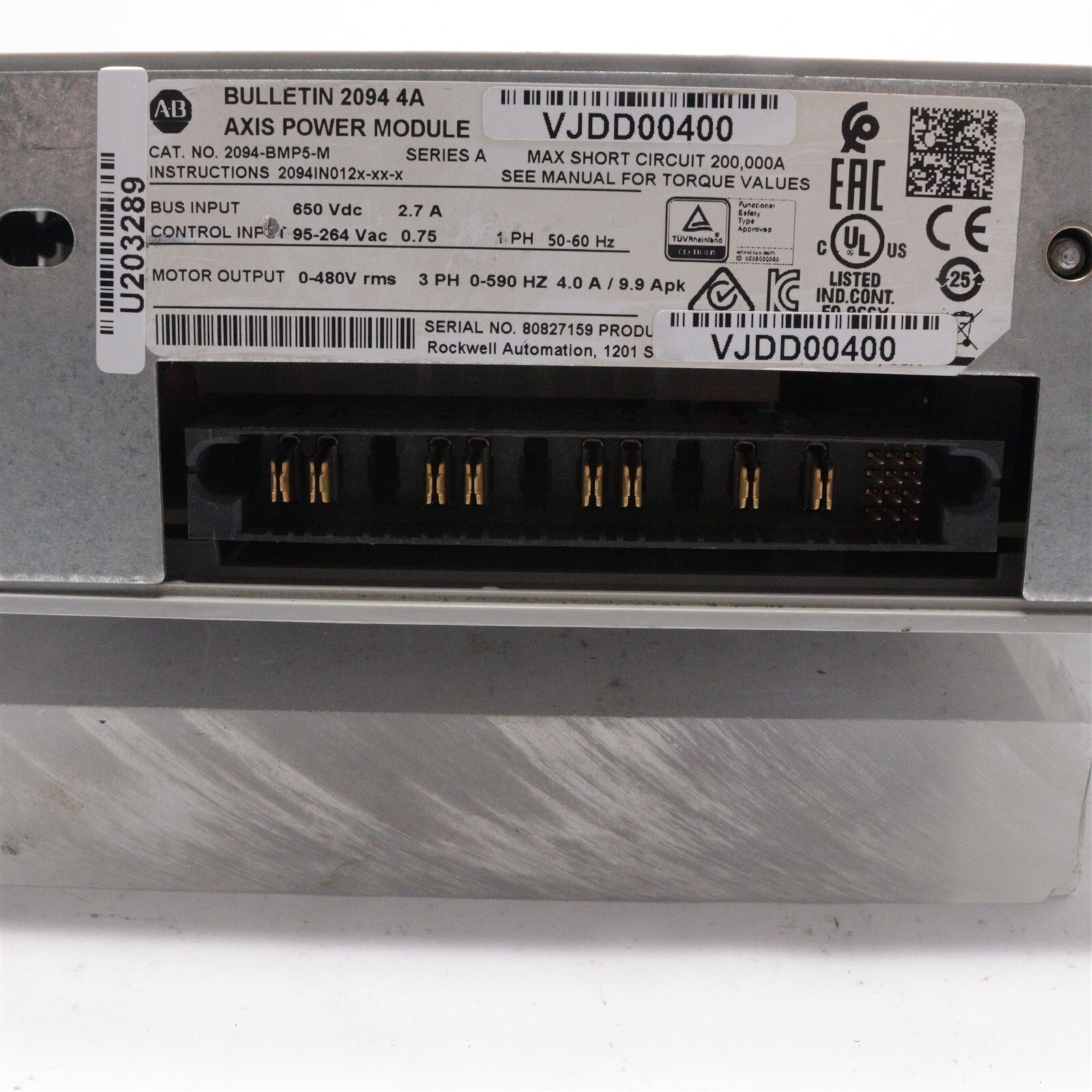 ALLEN BRADLEY POWER MODULE 2094-BMP5-M/A