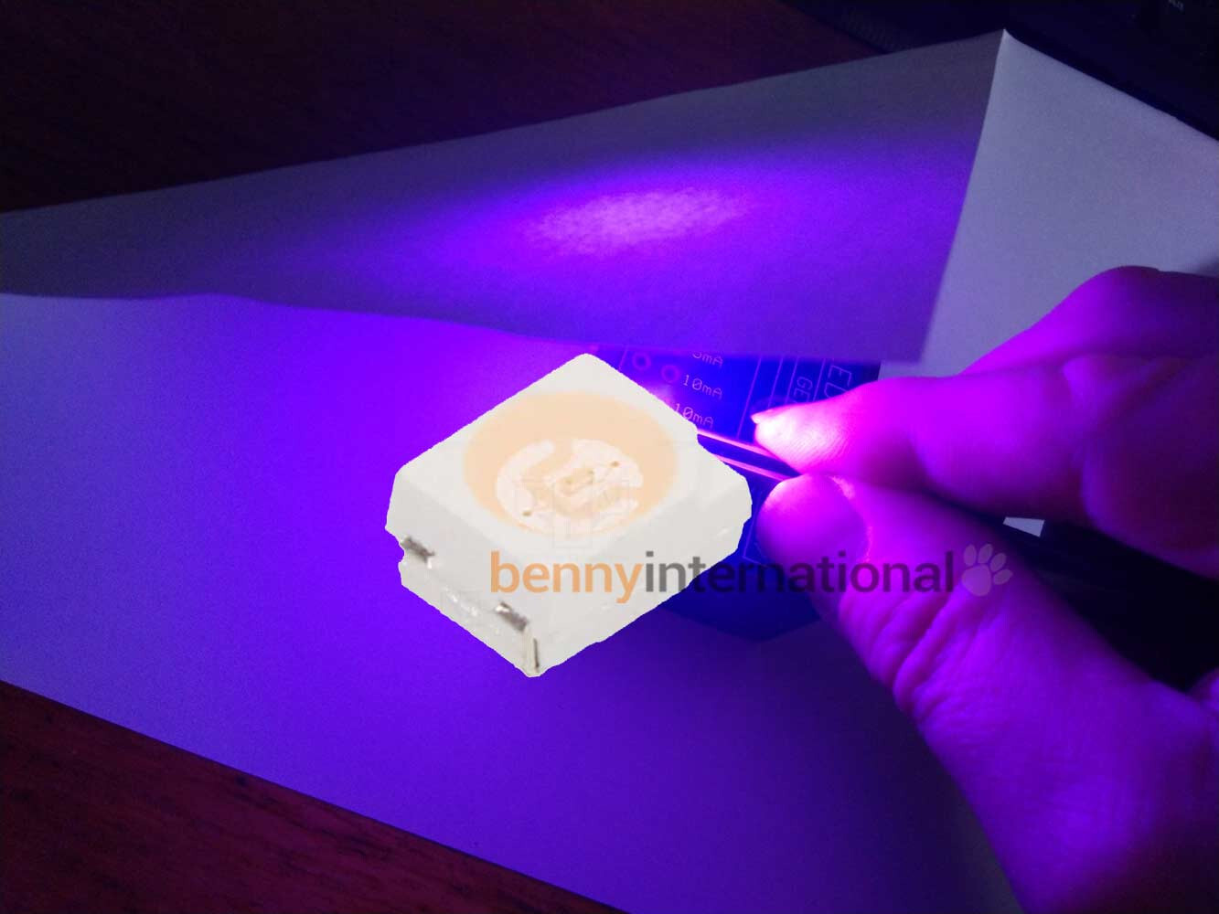 50x PURPLE VIOLET 3528 SMD LED OSK7DLS1C1A PLCC SMT 1210 Optosupply