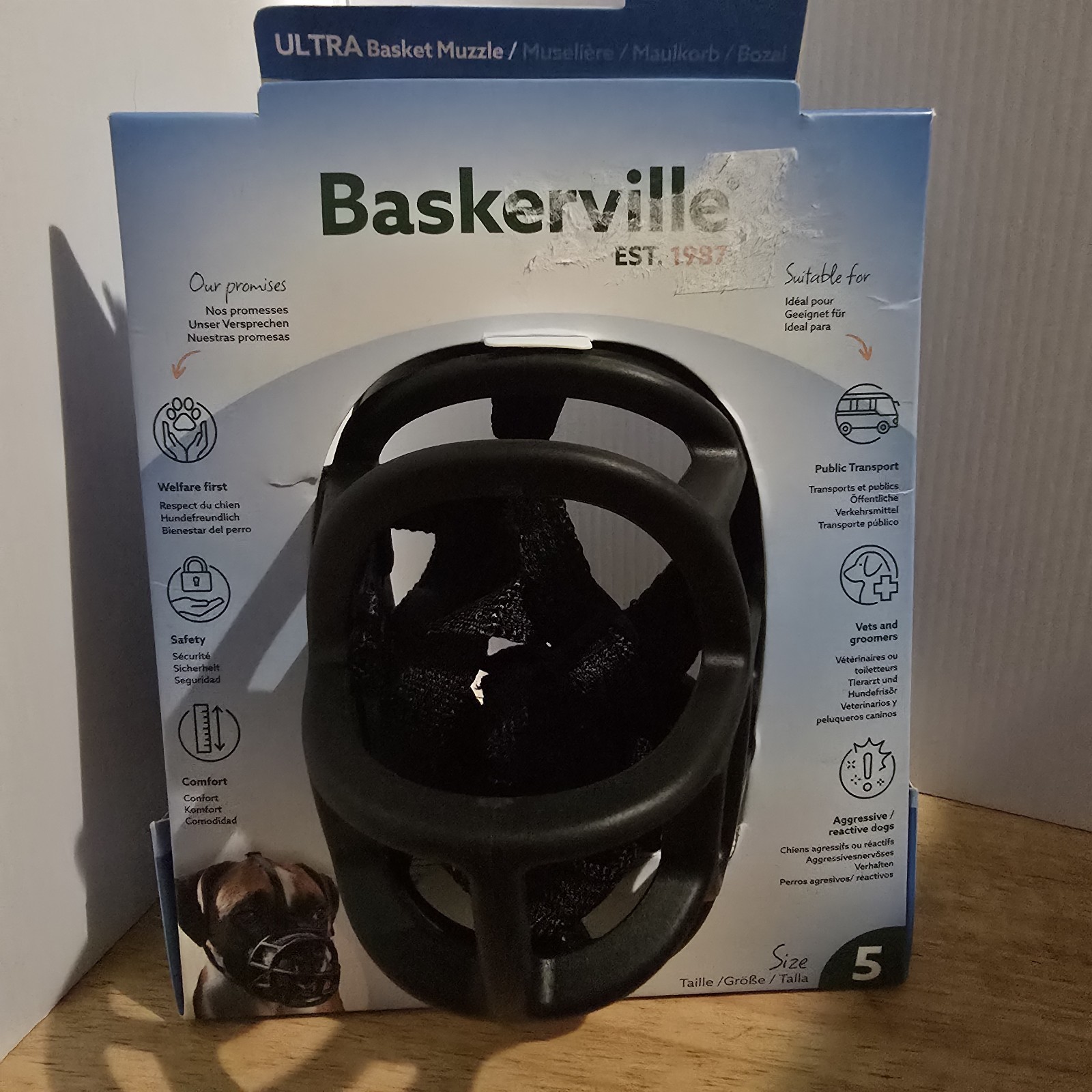 Baskerville Ultra Muzzle Size 5 Black