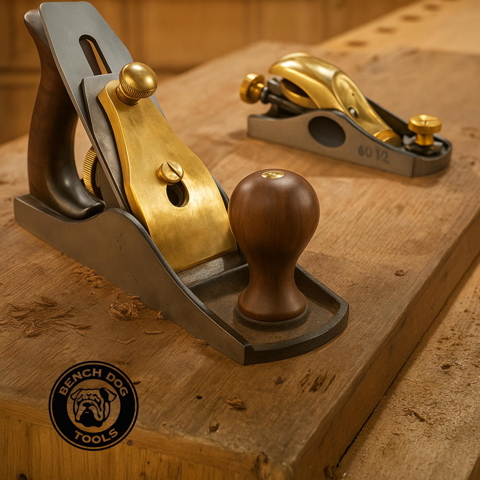 Bench Dog No. 92 Shoulder Plane, & Chisel Plane - 92 Silver