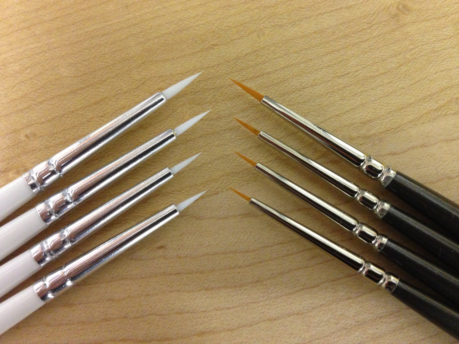 Artists Miniature & Modelmaker fine detail Painting Brushes for Wargame etc