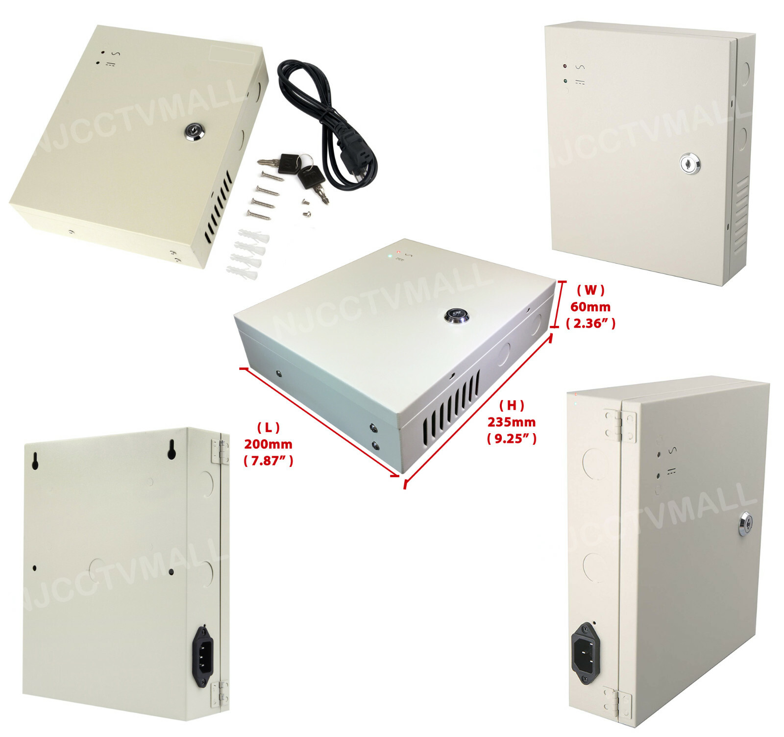1080p 8 Camera Security Surveillance CCTV System with Easy Remote Access