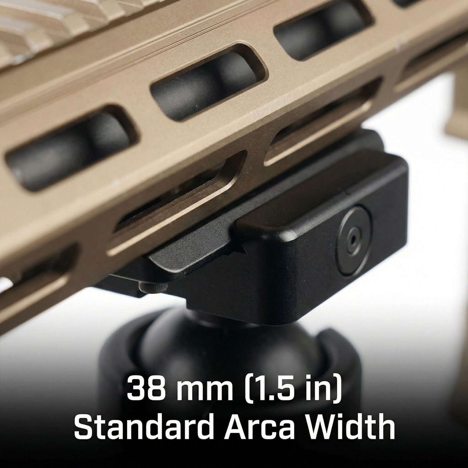 SOARSHOT MLOK Arca Rail Adapter, Quick Release Dovetail Plate Compatible with...
