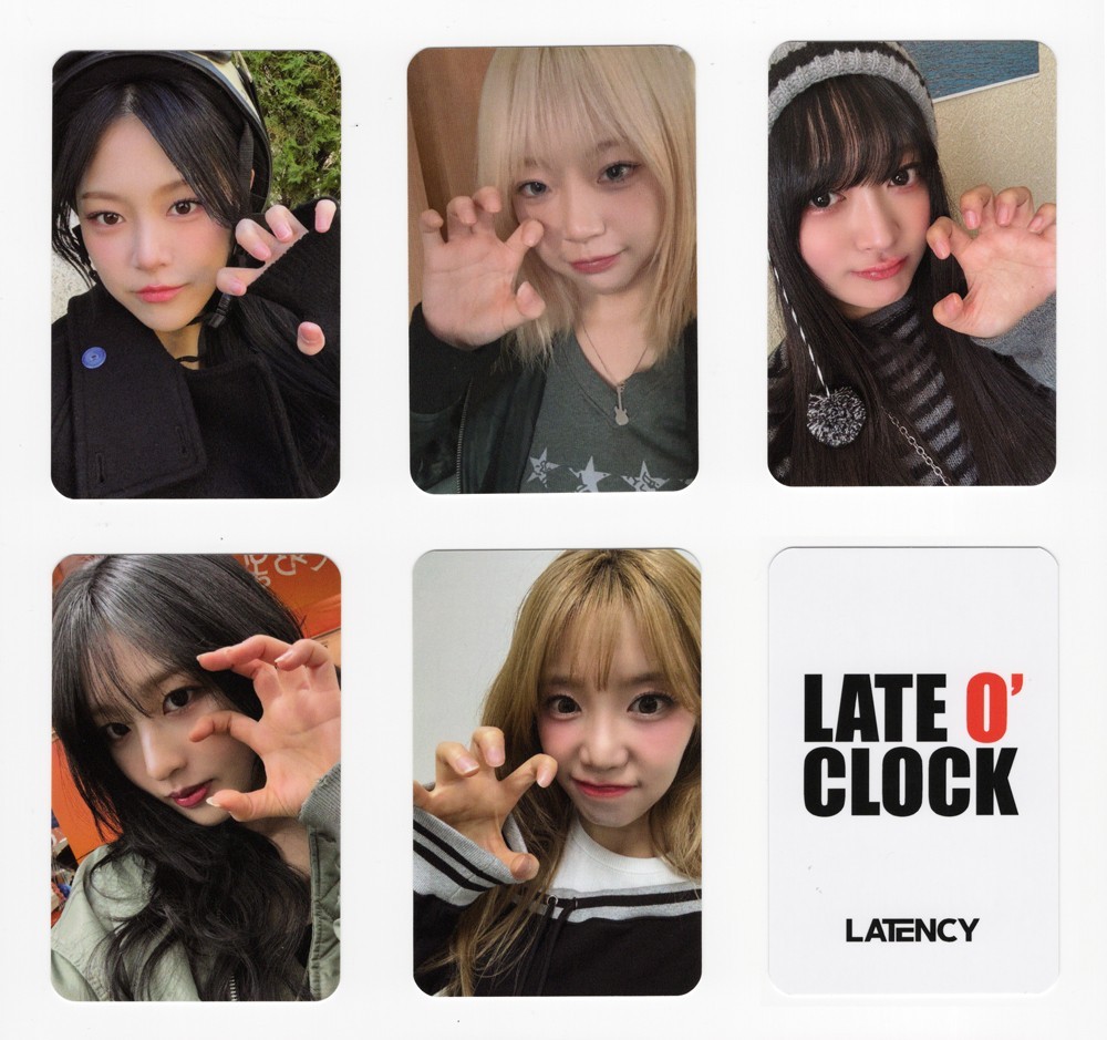 LATENCY - LATE O’ CLOCK [MUSIC KOREA] VIDEO CALL EVENT EXCLUSIVE PHOTOCARD