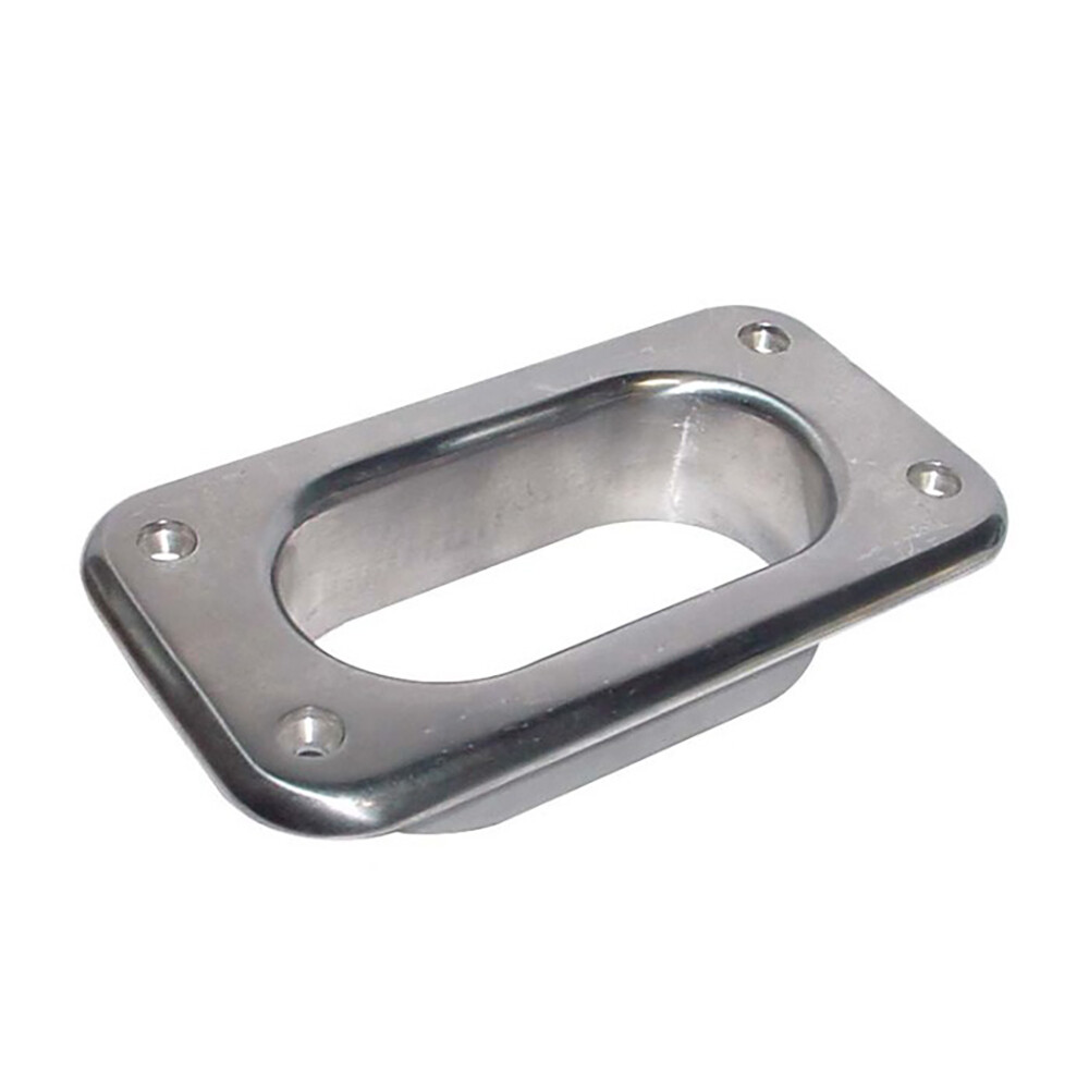 Whitecap Hawse Pipe - 316 Stainless Steel - 4" x 2"   6128C