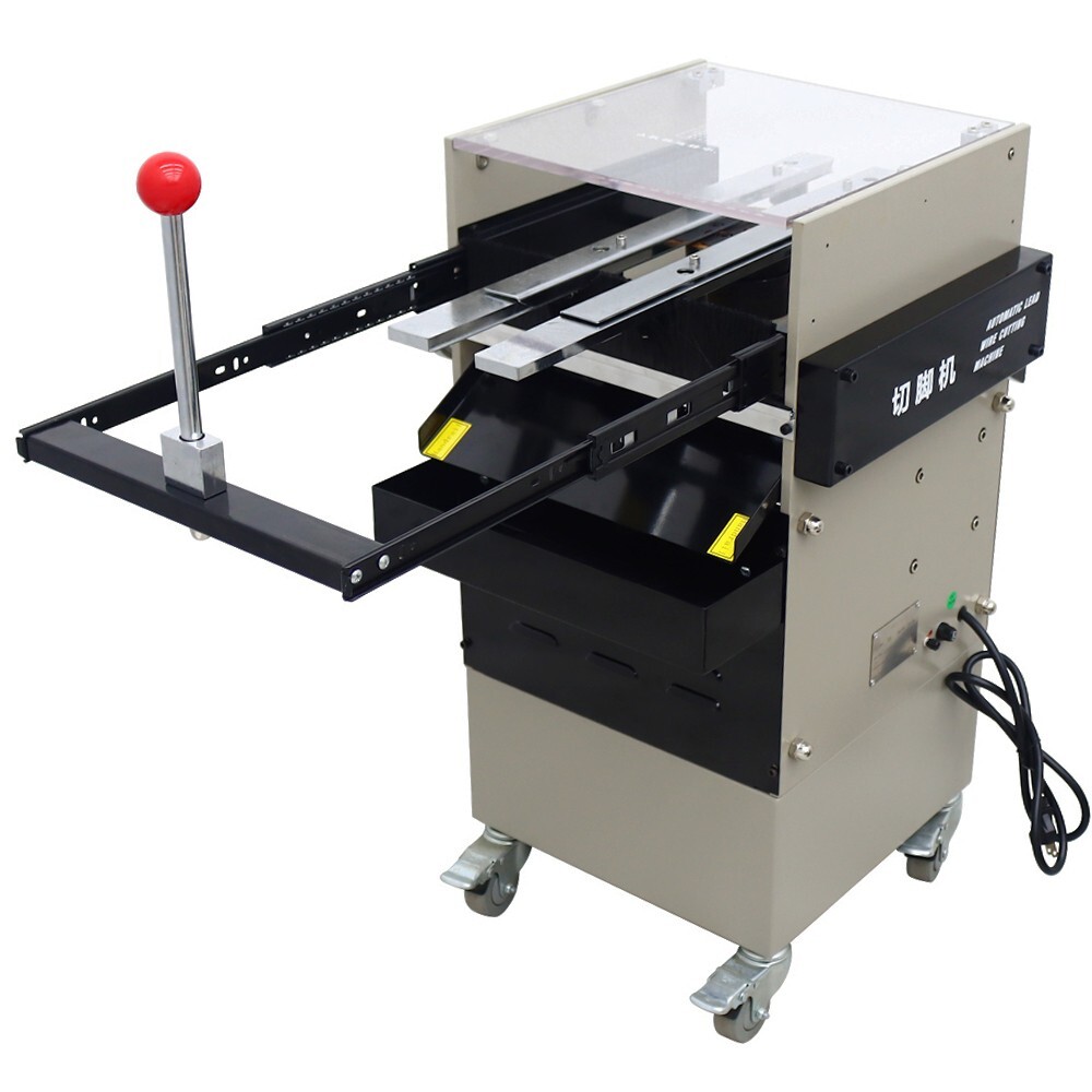 110V Automatic PCB Lead Wire Cutting Machine Circuit Board Cut Foot Machine 250E