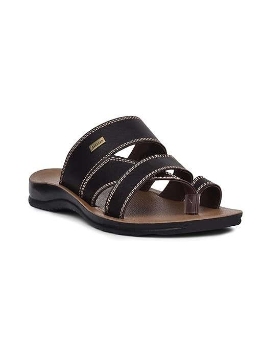 Bata Men's Slip-on Men's Synthetic Sandal Style Casual Toe Strap Comfortable Fit