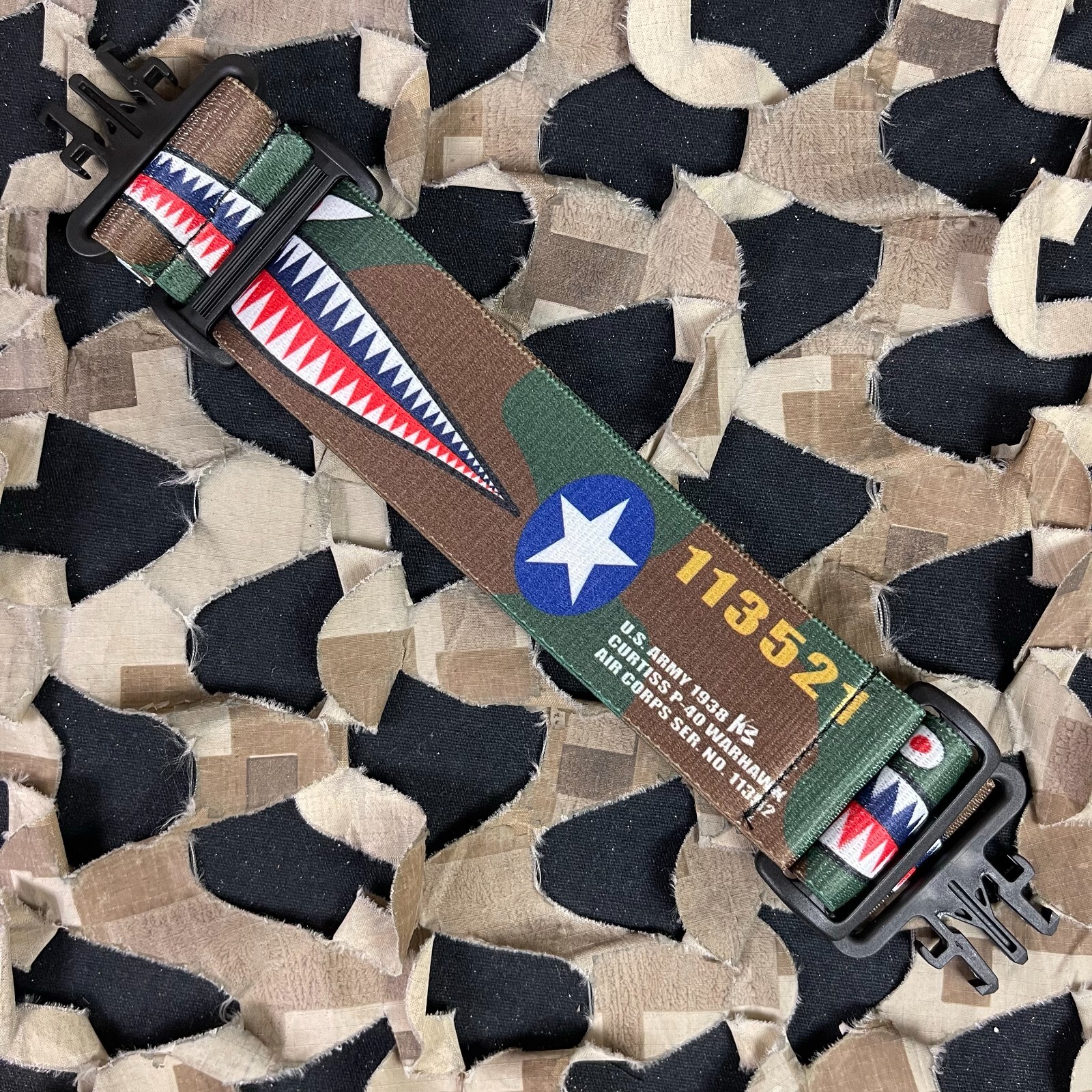NEW KM Paintball Grill Goggle Strap - Warhawk Jungle Camo