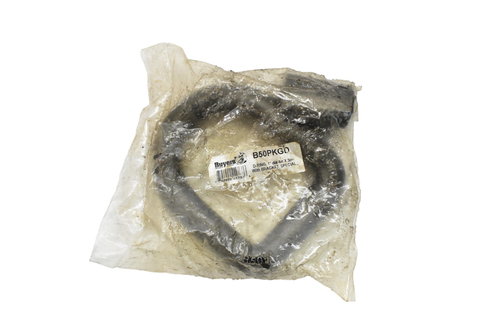 Buyers Products B50PKGD D-Ring 1in Dia 4in X 3in With Bracket Black Steel