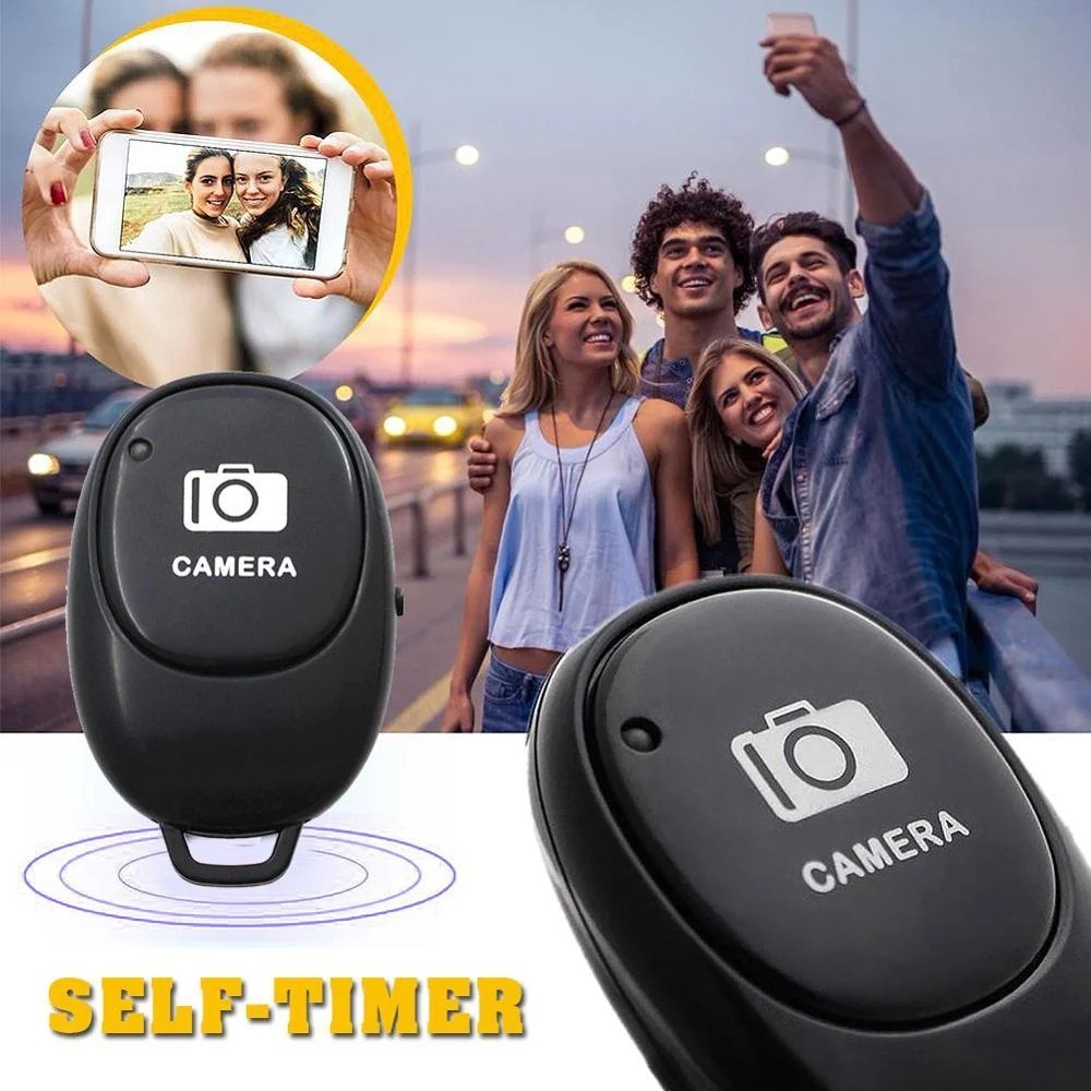 Camera Shutter Wireless Bluetooth Button Remote Control for Android Apple iPhone
