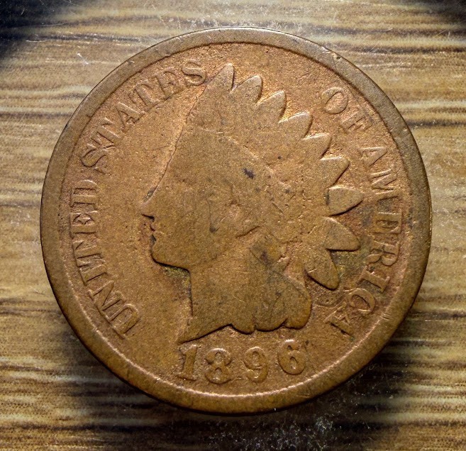 1896 Indian Head Cent - Actual Coin Shown - Free Shipping & Tracking INV#14