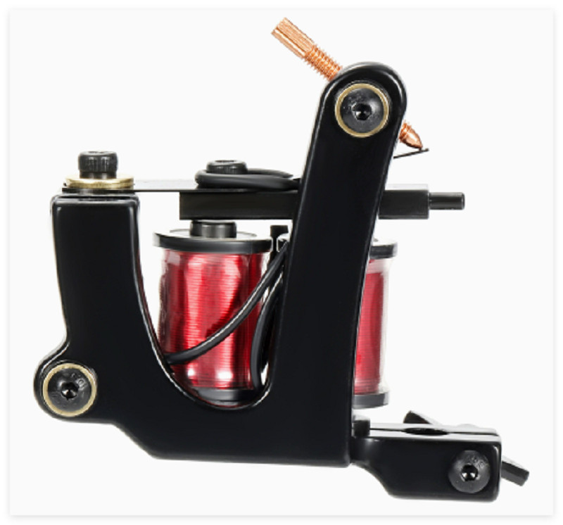 1pc Custom Pro Low Carbon Steel 8 Wrap Coils Tattoo Machine