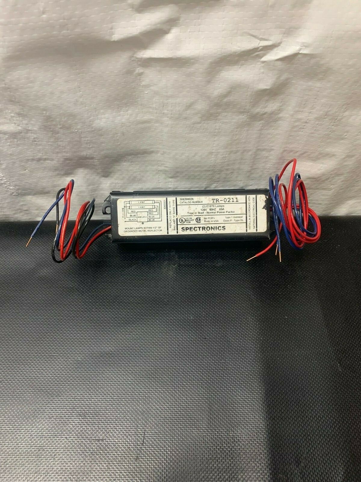 Spectronics TR-0211 Ballast Transformer