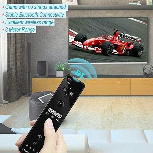 ChamZA Built-in Motion Plus 2 in 1 Wireless Remote Controller Gamepad for Wii/Wi