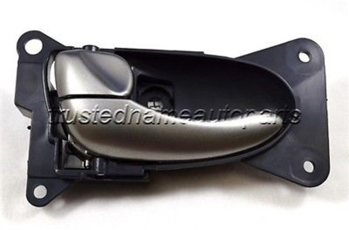 fits 2002 to 2005 Nissan Altima Interior Door Handle Left Front Rear Black