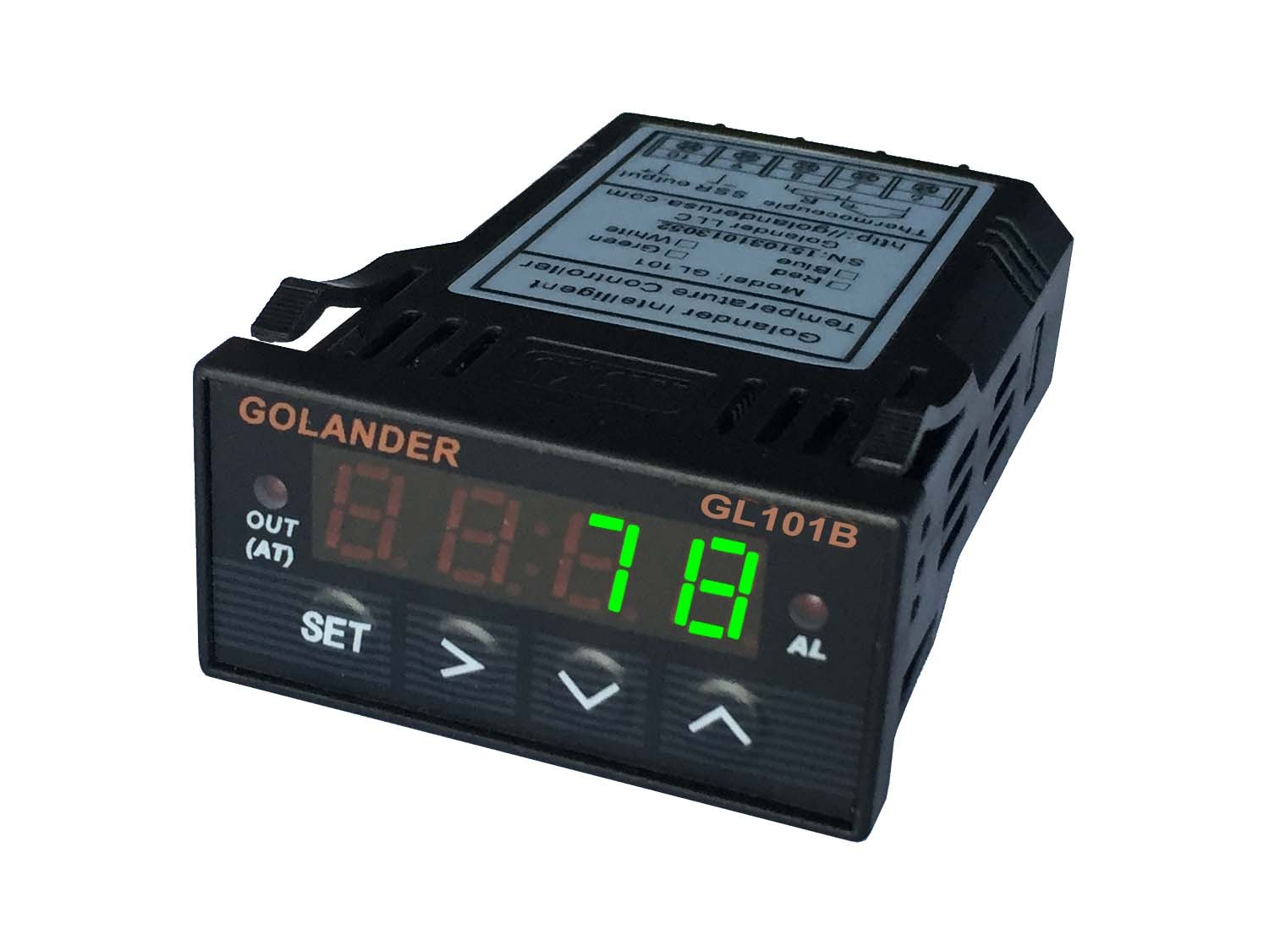 12V DC Universal 1/32DIN Digital  F/C PID Temperature Controller, Green