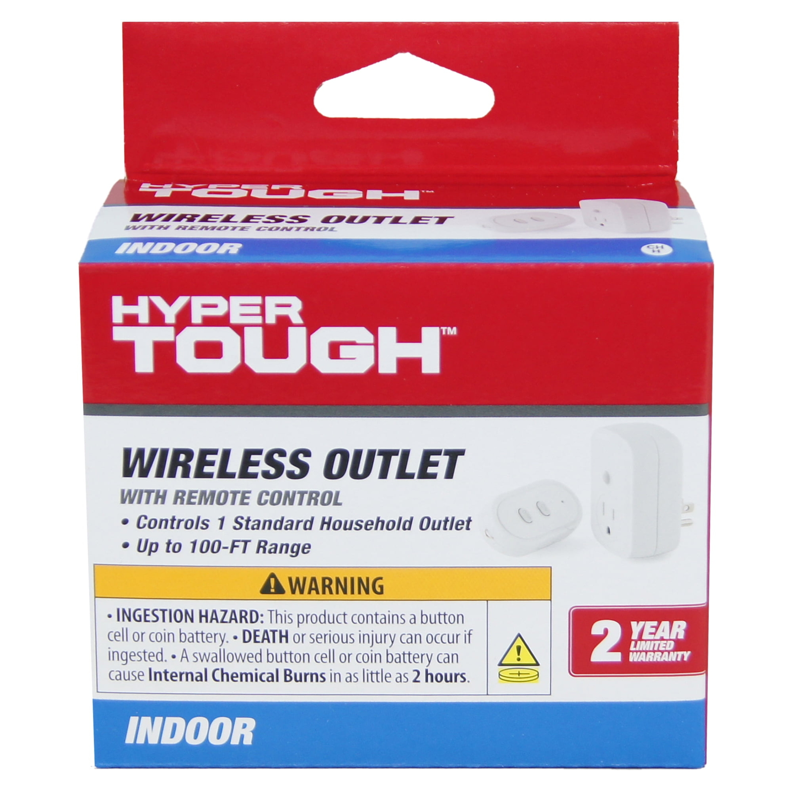 Indoor 1-Outlet Wireless Remote Control