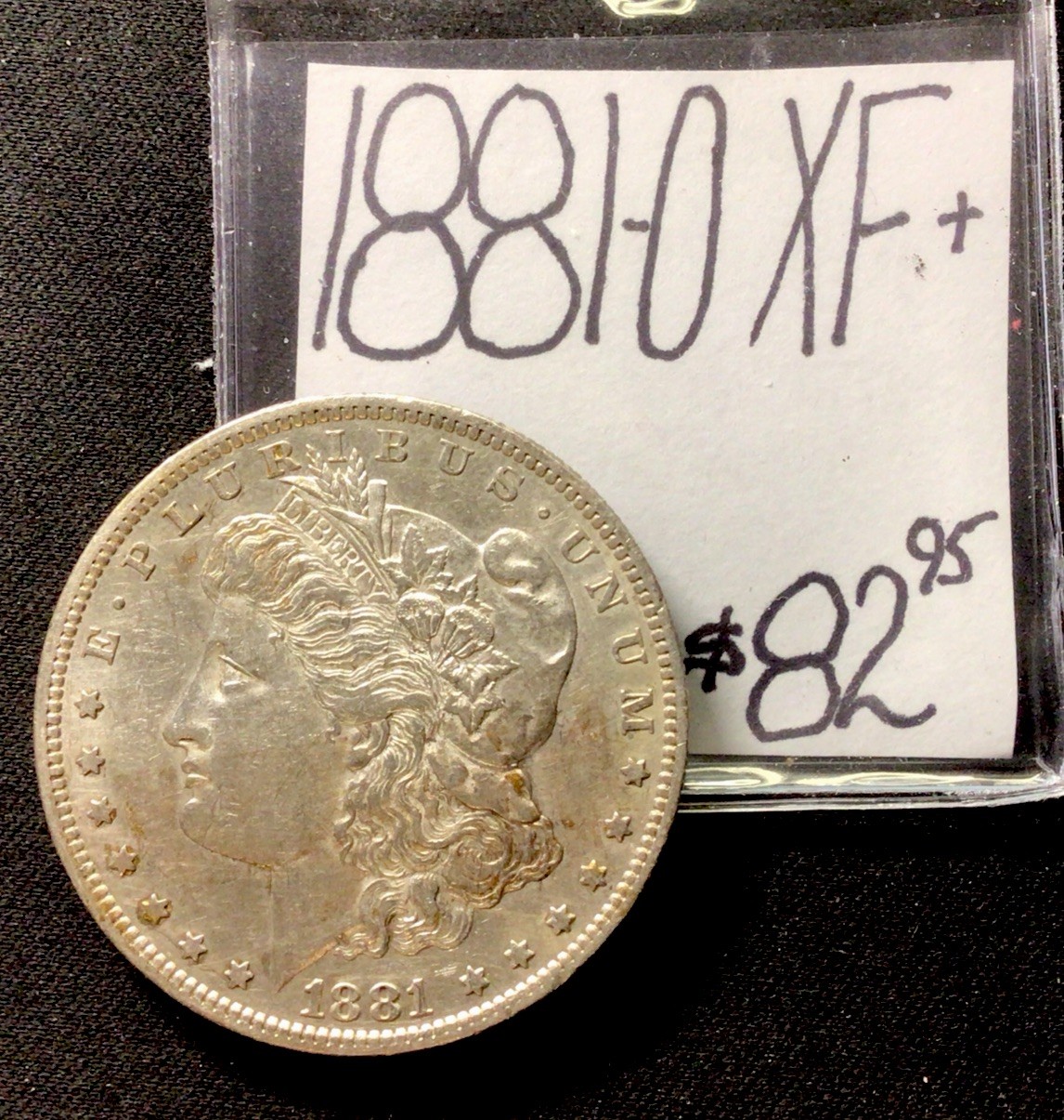1881 O Morgan Silver Dollar XF+! ENN Coins