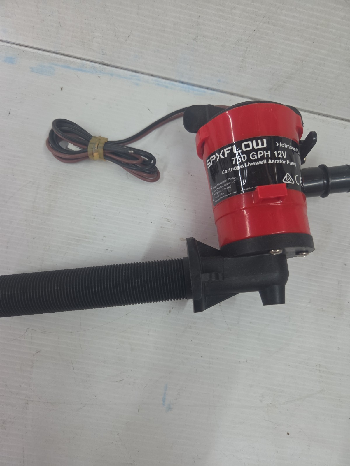 Johnson Pump Cartridge Aerator 750 GPH  Intake - 12V JOHNSON PUMP  (QTY 1) NOS