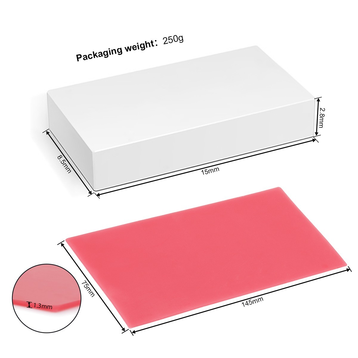 18 Sheets Dental Base Plate Wax Red Modeling Wax 1.3mm Utility Instruments