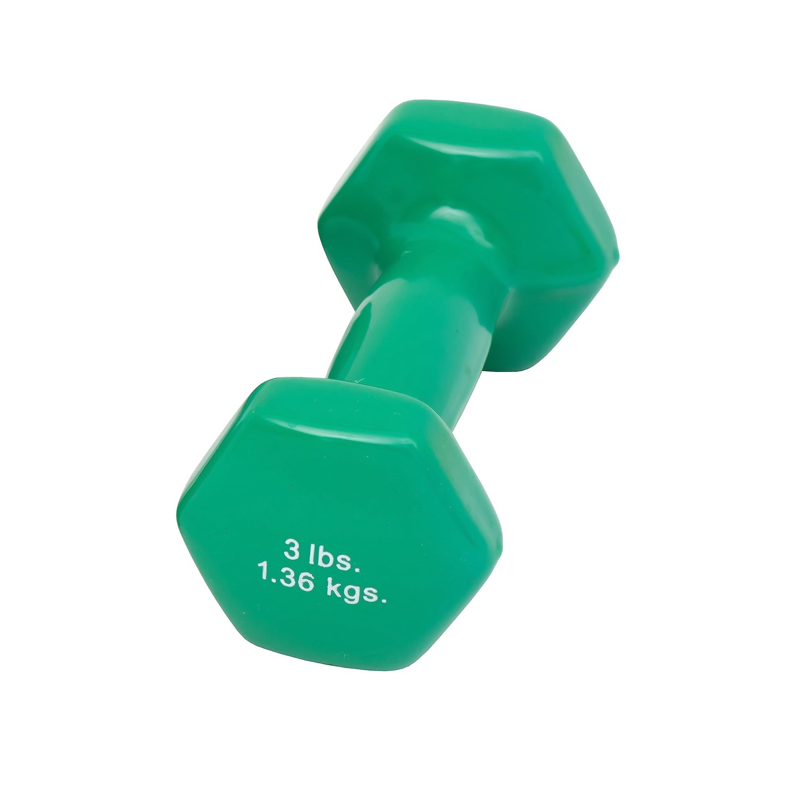 CanDo Vinyl Coated Dumbbells Single 3 Pound