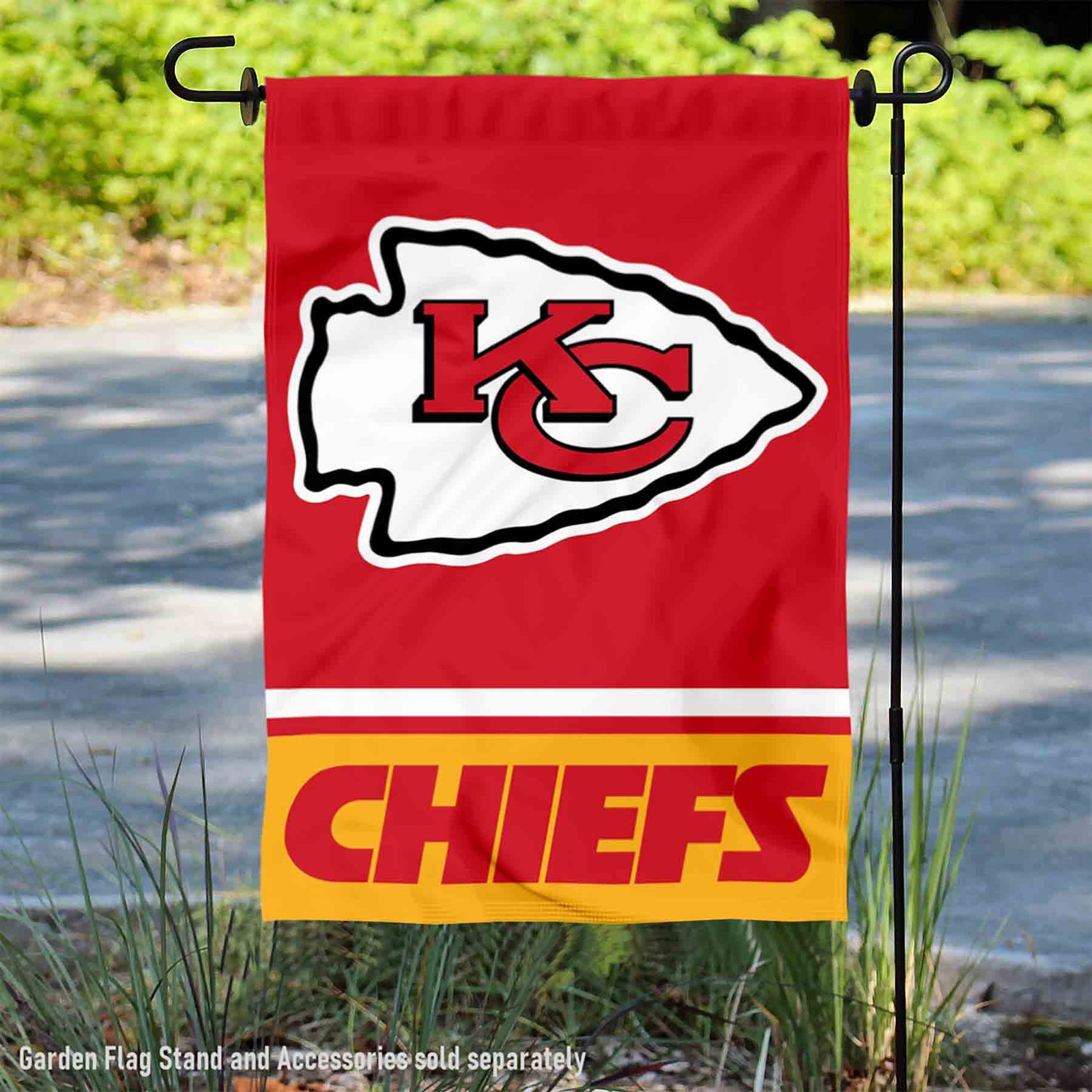 KC Chiefs Garden Flag and Yard Banner