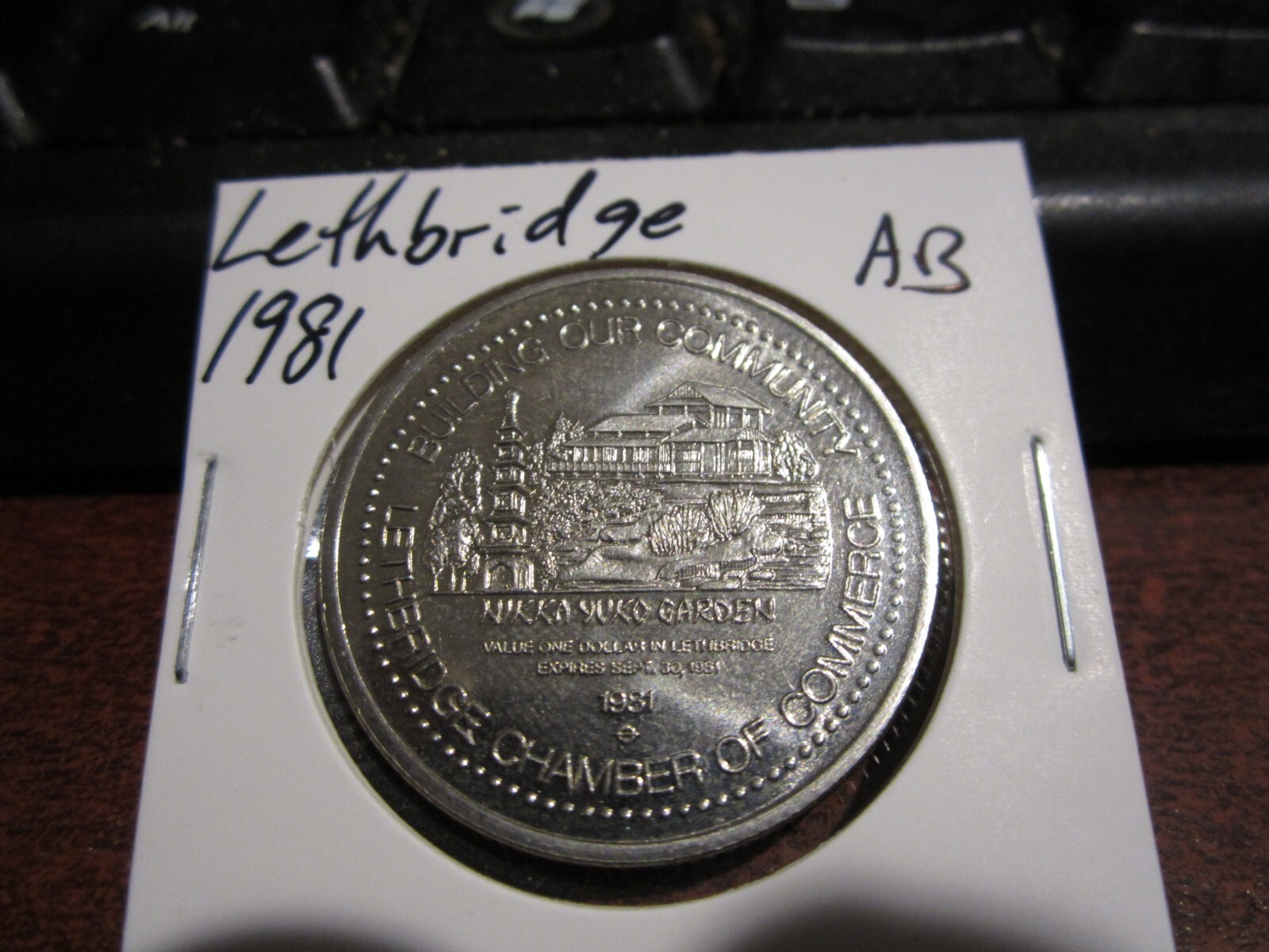 1981 - Lethbridge, AB - Canada Token, Canadian trade dollar / Medal
