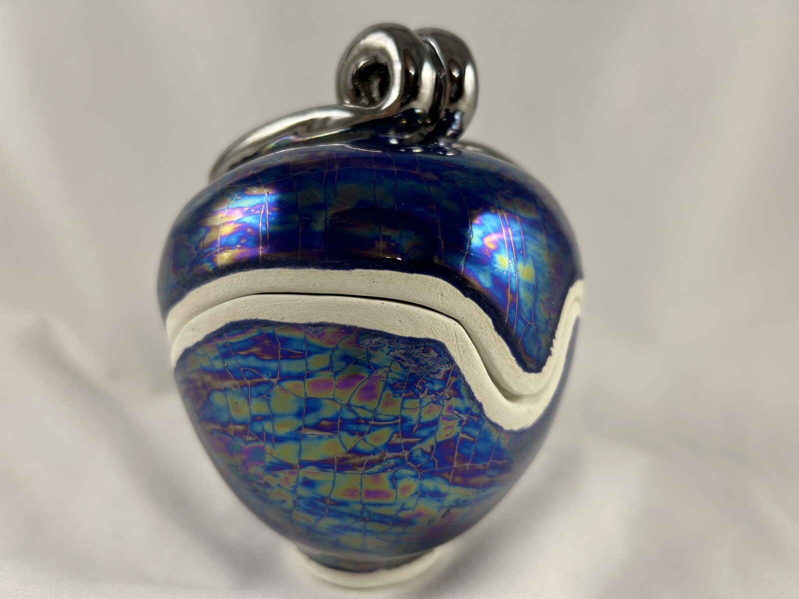 Abstract Art Pottery Trinket Box