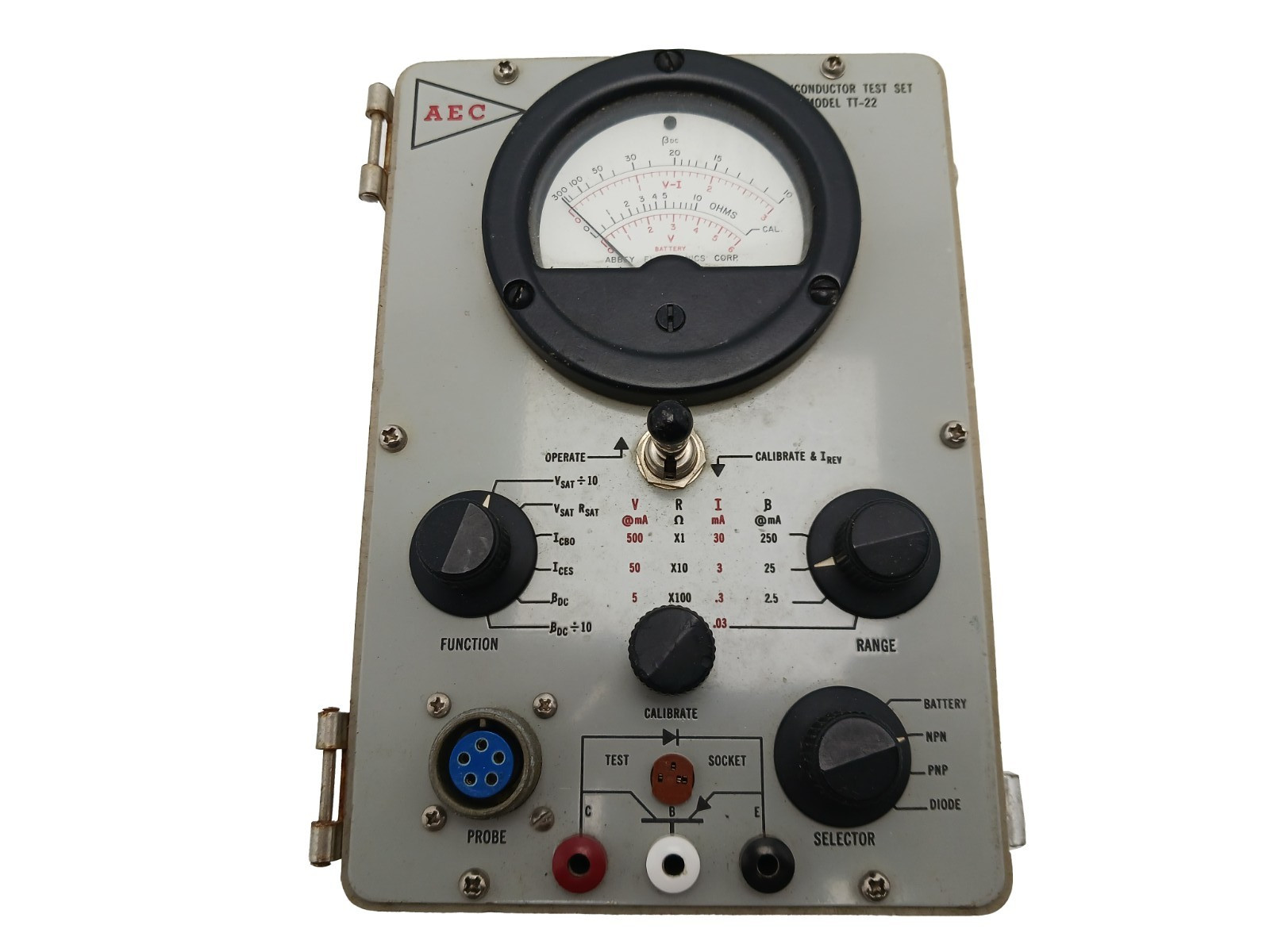 Vintage AEC TT-22 Semiconducter Test Set