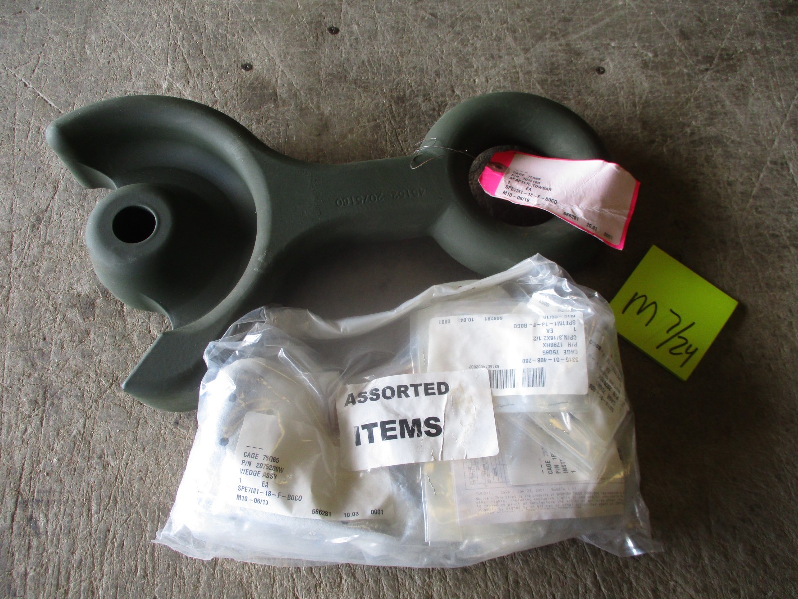 NOS Adapter, Tow Bar w/Install Kit, Oshkosh, Tow Bar Extension, Military Vehicle