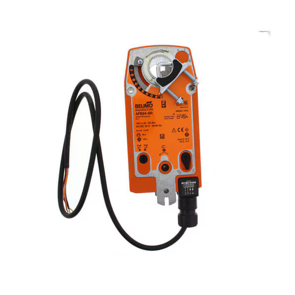 Belimo AFB24-S Spring Return Damper Actuator - Orange