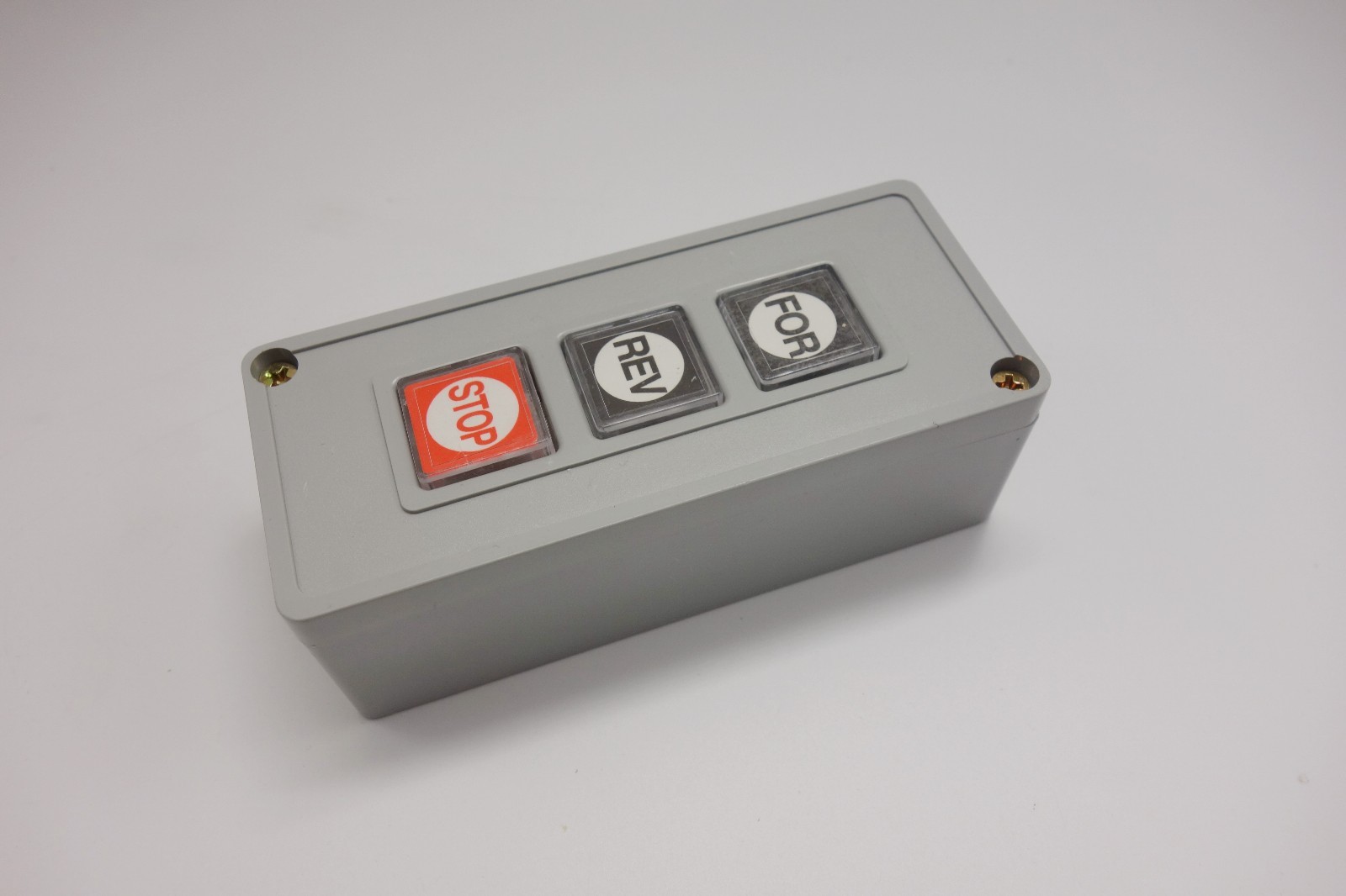 1PC PB-3 10A FORWARD/REVERSE/STOP POWER PUSH BUTTON SWITCH BOX