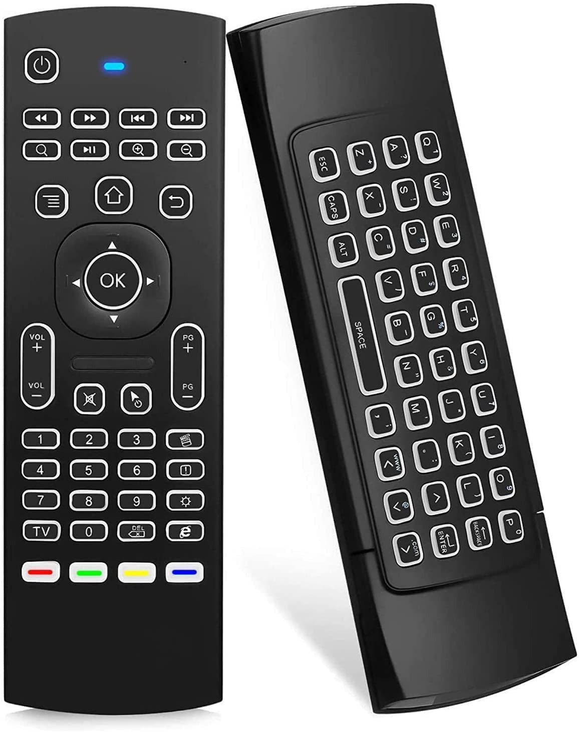 MX3 Pro Mini Keyboard Backlight Fly Remote Mouse,Android TV white led