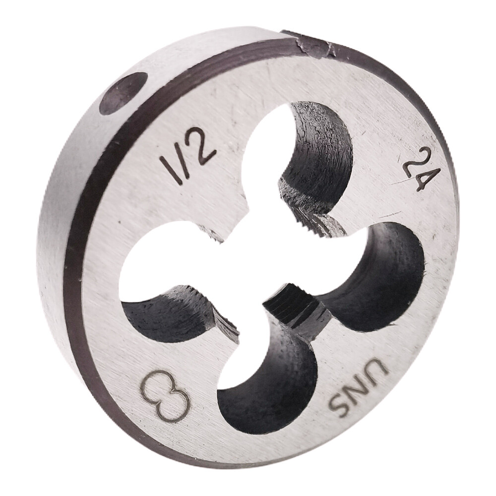 1/2-24 UNS Thread Die RH Right Hand Round 1/2"-24 Threading Tool