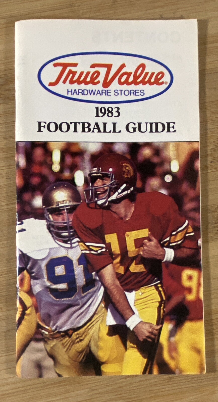 Vintage 1983 True Value Hardware NFL & NCAA Football Guide! Stats, Predictions