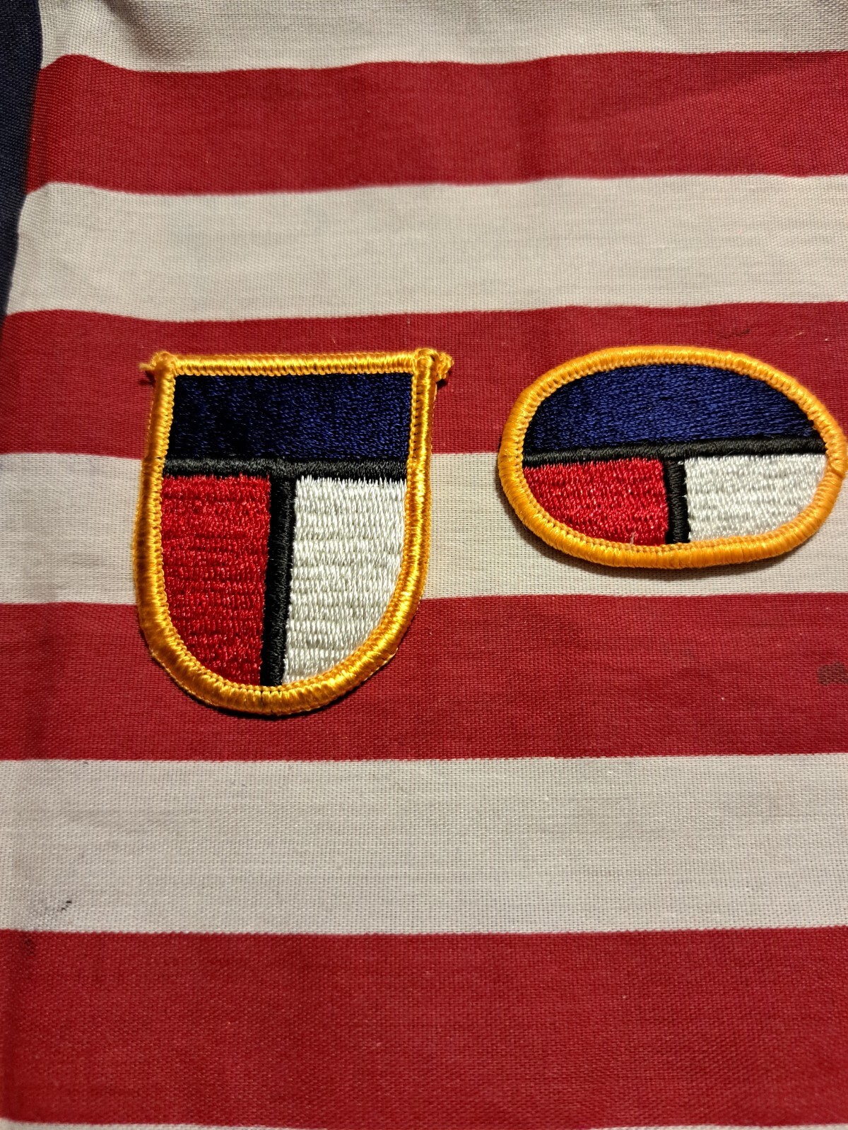 SPECIAL OPERATIONS COMMAND PACIFIC BERET FLASH & PARA OVAL PATCH