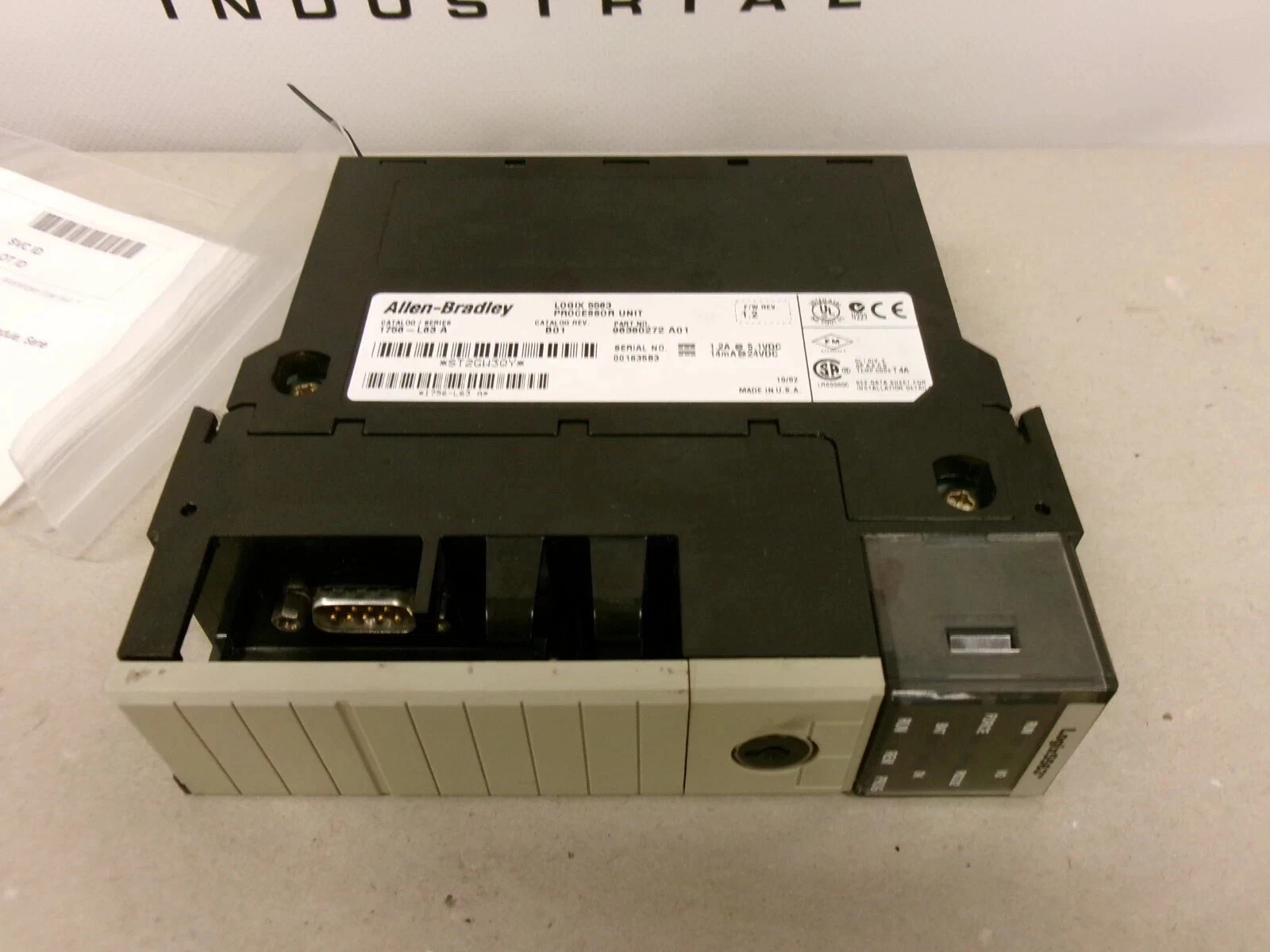 Allen Bradley 1756-L63 ControlLogix 5563 Processor Module / 30 Days Warranty.