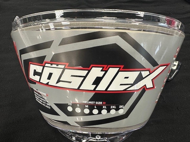 NEW OEM CASTLE X CLEAR ELECTRIC SHIELD FOR MODEL DUAL SPORT SV HELMETS - 37-551