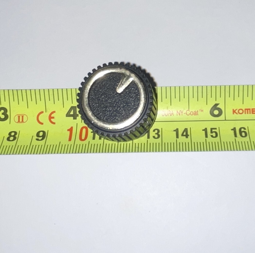 Knob, 1" diameter, 0.25" shaft, set screws
