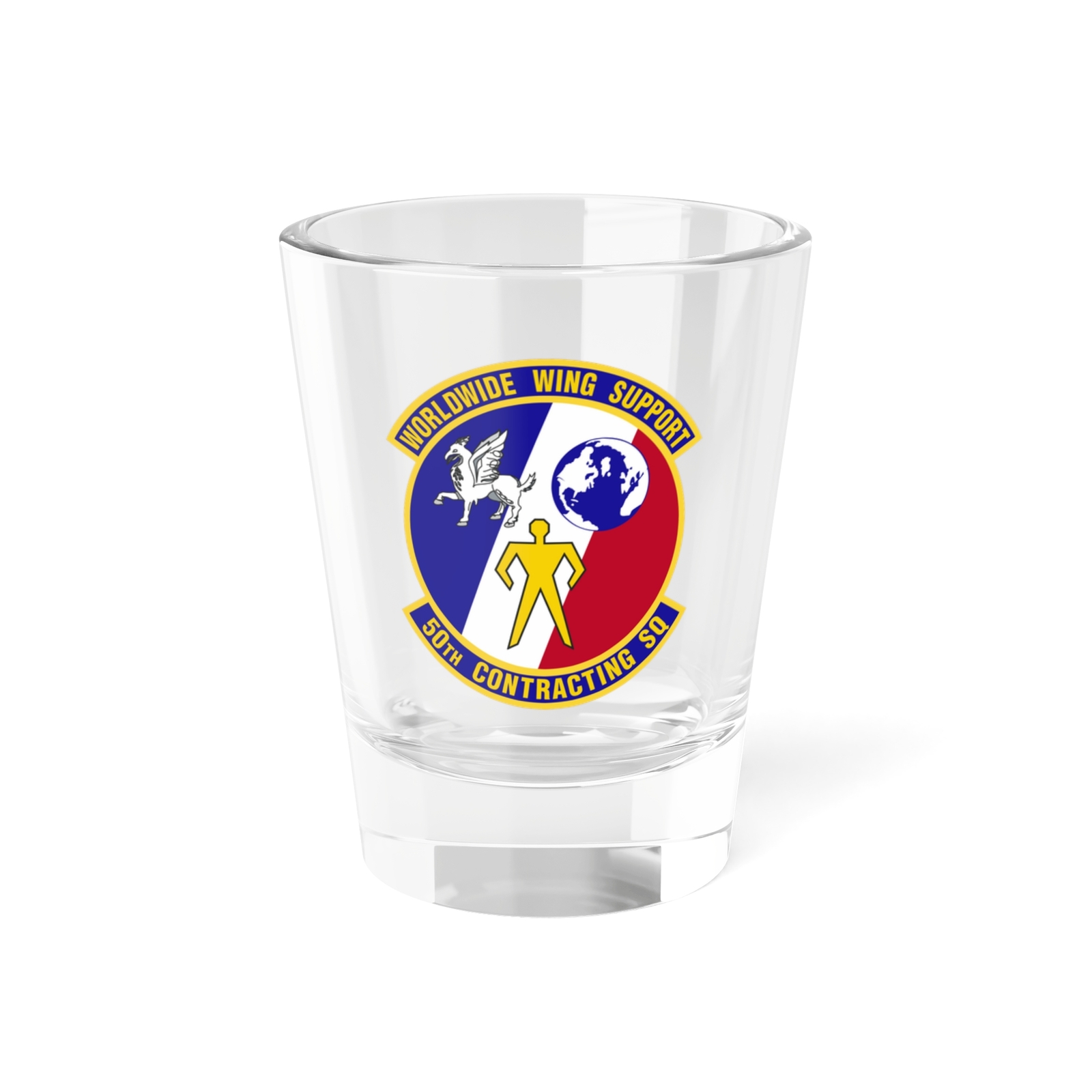 50th Contracting Squadron (U.S. Air Force) Shot Glass 1.5oz