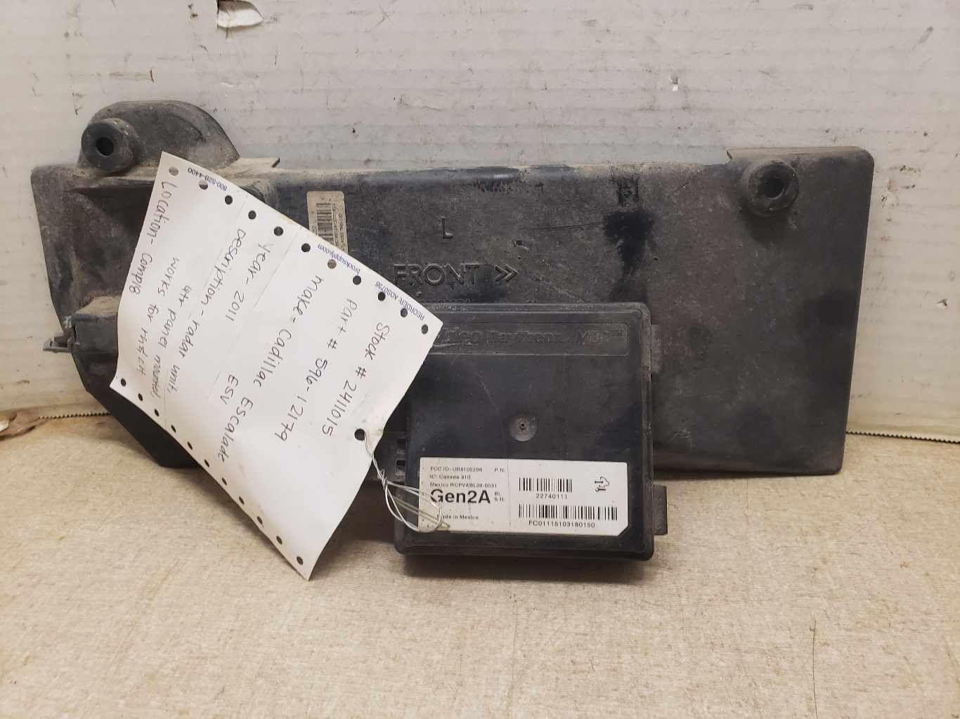 11 12 13 14 ESCALADE ESV Camera/projector 22740111RADAR UNIT