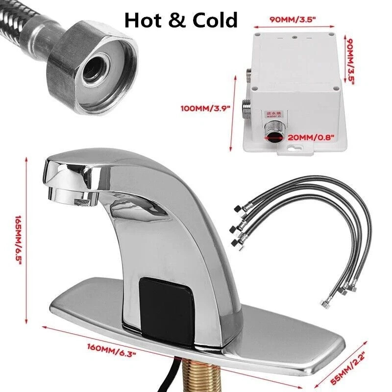 Automatic Motion Sensor Bathroom Faucet Touchless Smart Infrared Basin Tap
