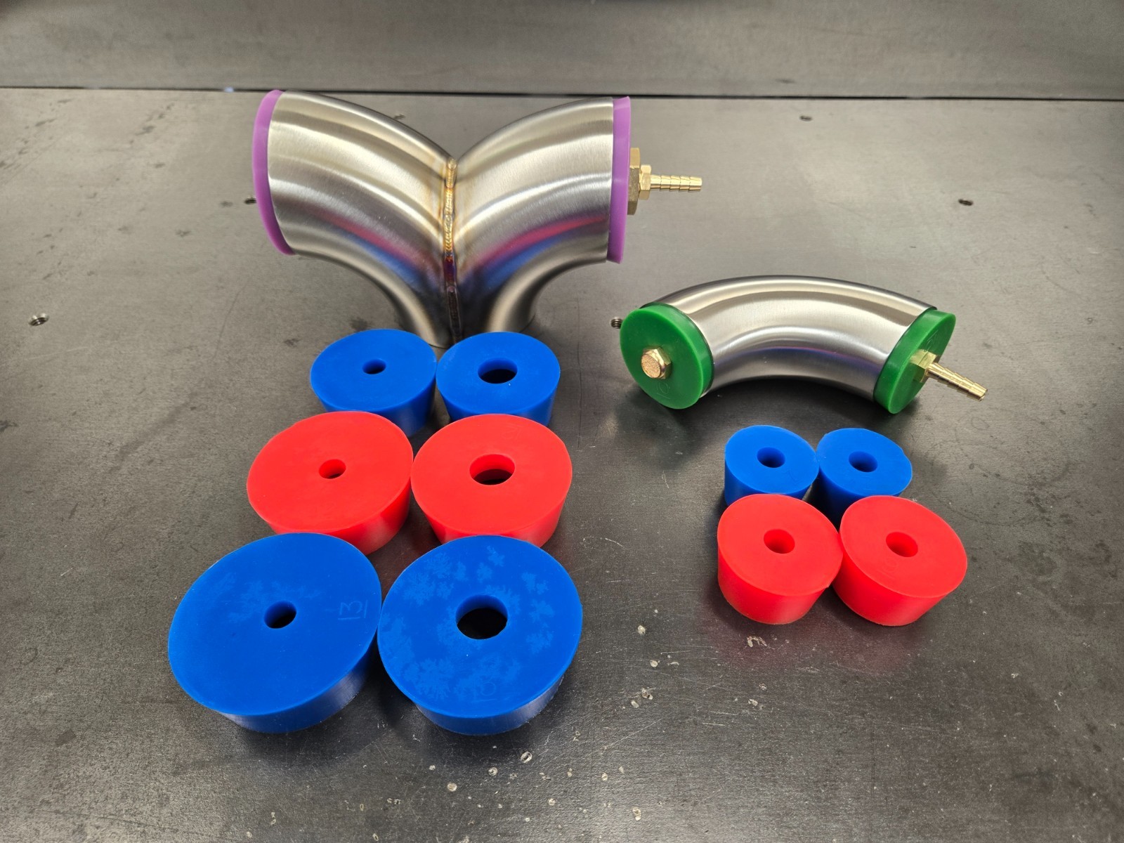 Silicone Purge Plug Kit with Diffusers 1.25 to 3 inch for Tig Welding Stainless