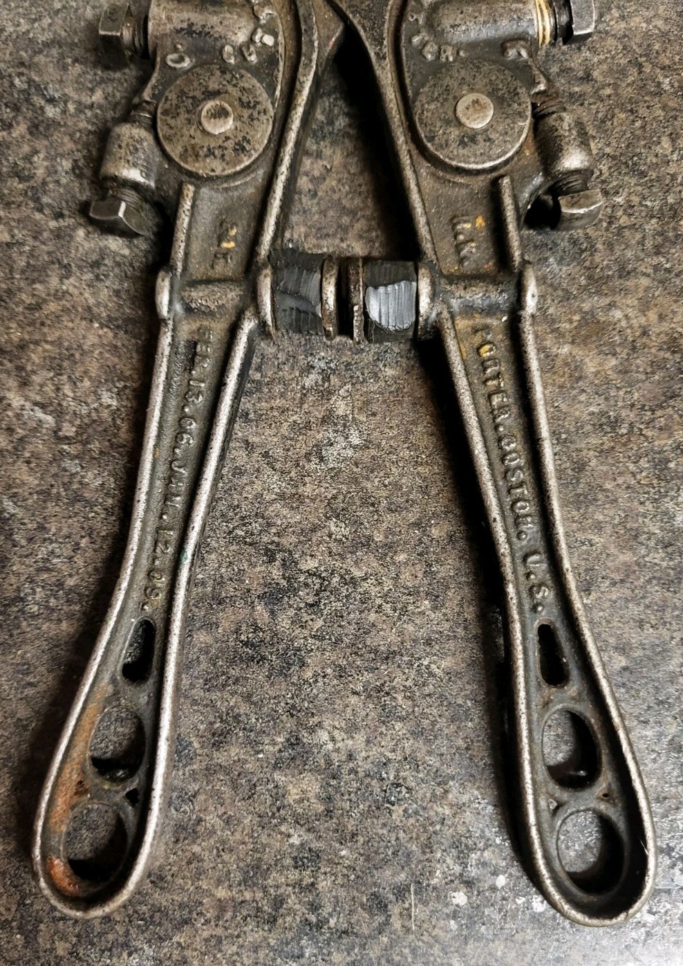 Antique 1909 HK Porter OK Cutter No. 10.3 Bolt Cutter , Heavy Duty Model RARE