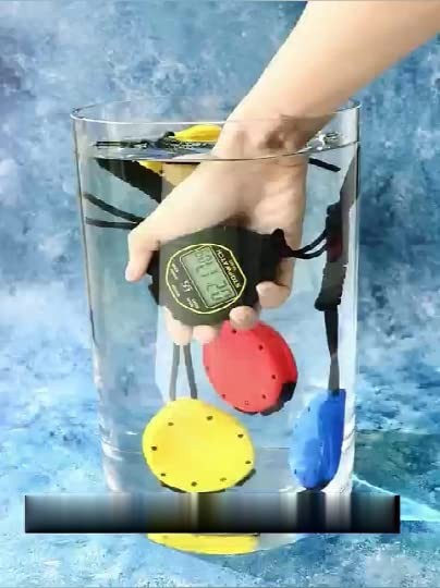 Digital Waterproof Stopwatch, No Bells No Whistles Simple Basic Operation Silent